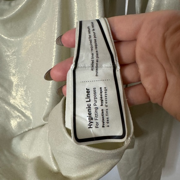 Lululemon Athletica Wundermost Square-neck Bodysuit Shine NWT - Picture 4 of 8